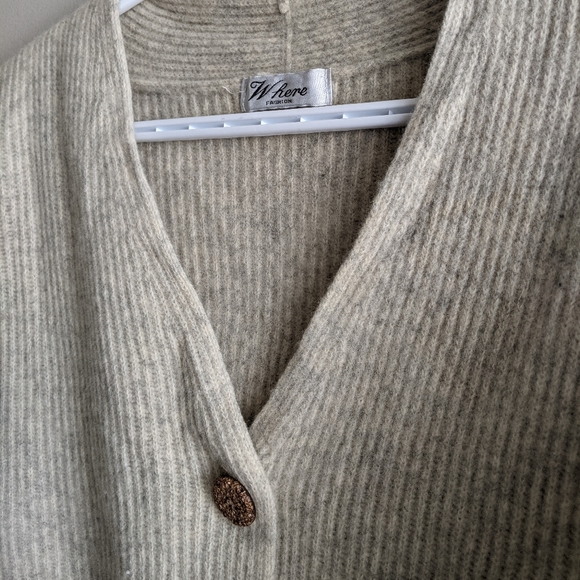 Cream cardigan size S - Picture 2 of 3